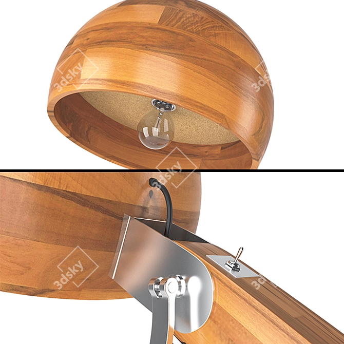 Illuminating Serenity: Woobia Lamp 3D model image 3