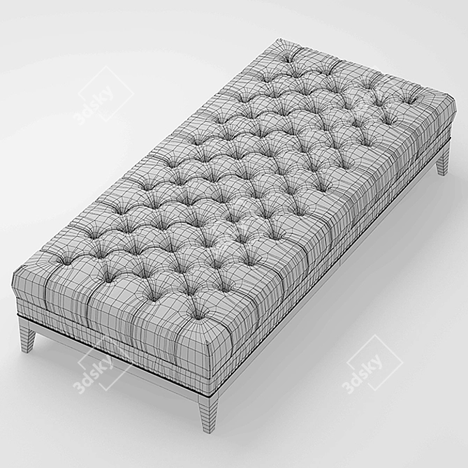 Elegant EPOQ Lounge Chair 3D model image 3