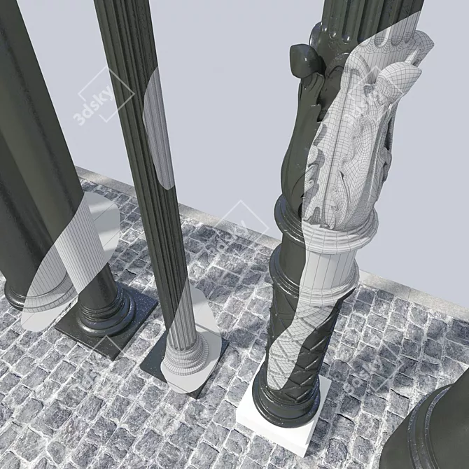 Baranovsky Vol VII: Architectural Column Details 3D model image 3