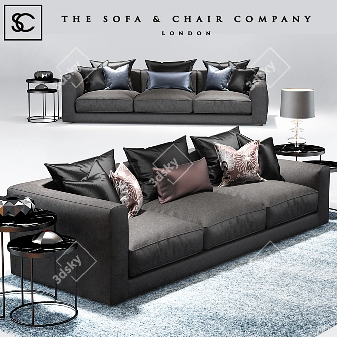 Elis Sofa Set: Luxury and Elegance 3D model image 1