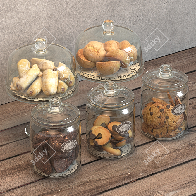 Delicious Cookie Jars for Stunning Interiors 3D model image 1
