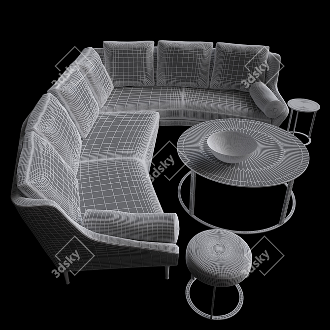 Sleek Design by Citterio 3D model image 3