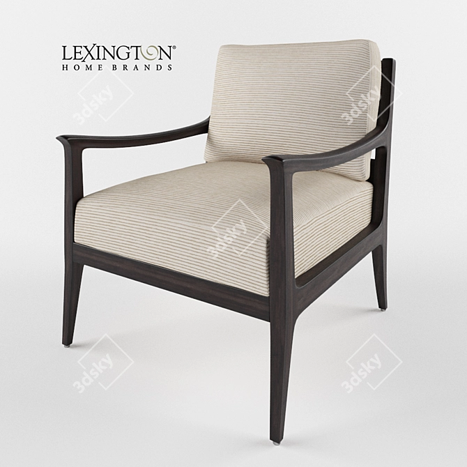 Elegant Miramar Chair: Modern Design 3D model image 1