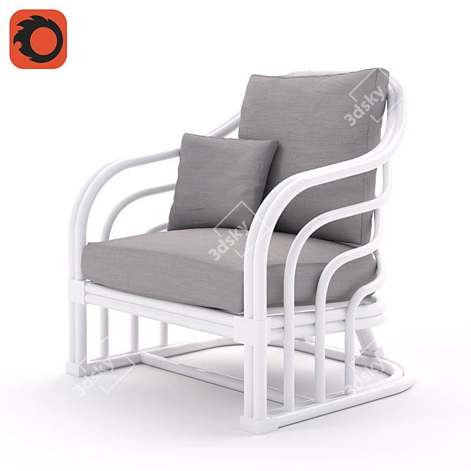 Casa Gran Outdoor Chair: Modern and Functional 3D model image 1