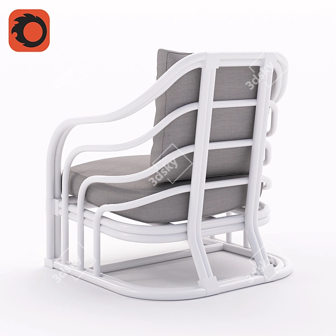 Casa Gran Outdoor Chair: Modern and Functional 3D model image 2