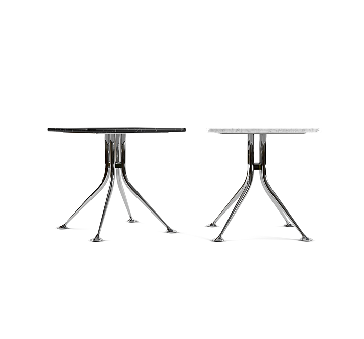 Elegant Splayed Leg Table 3D model image 2