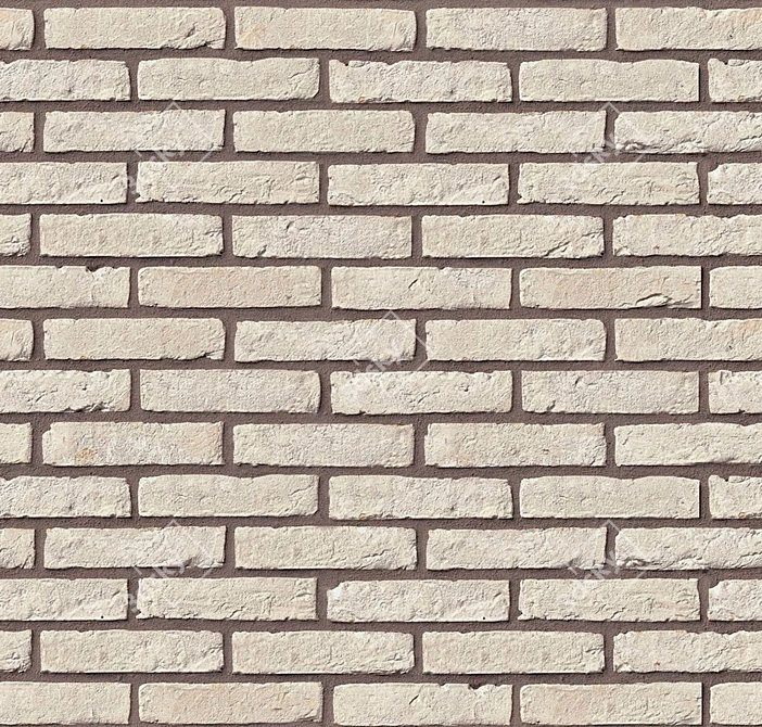Brickwork Texture for Walls 3D model image 1