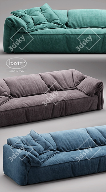 Stylish Casablanca Sofa 3D model image 2