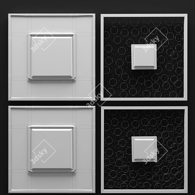 Reflective Elegance: Uttermost Mirrors 3D model image 3