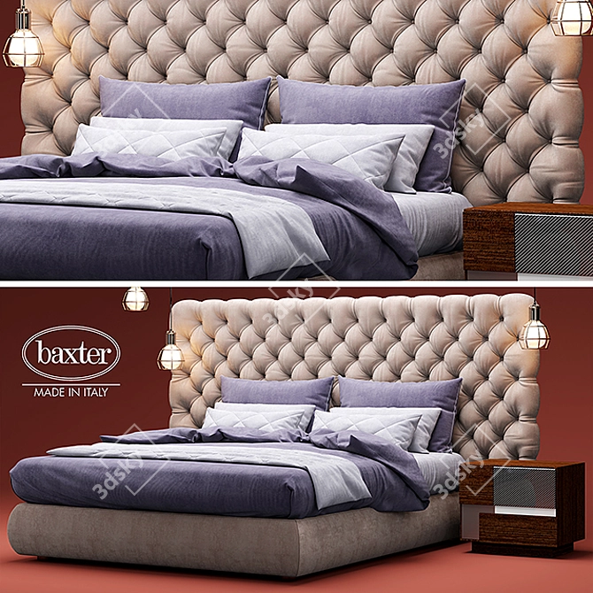 Heavenly Baxter Bed 3D model image 1