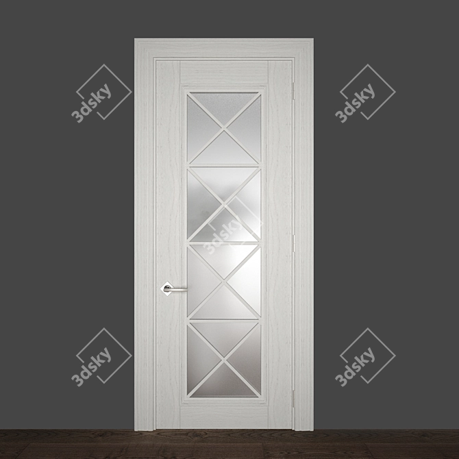 Provence Door: Elegantly Tall 3D model image 1