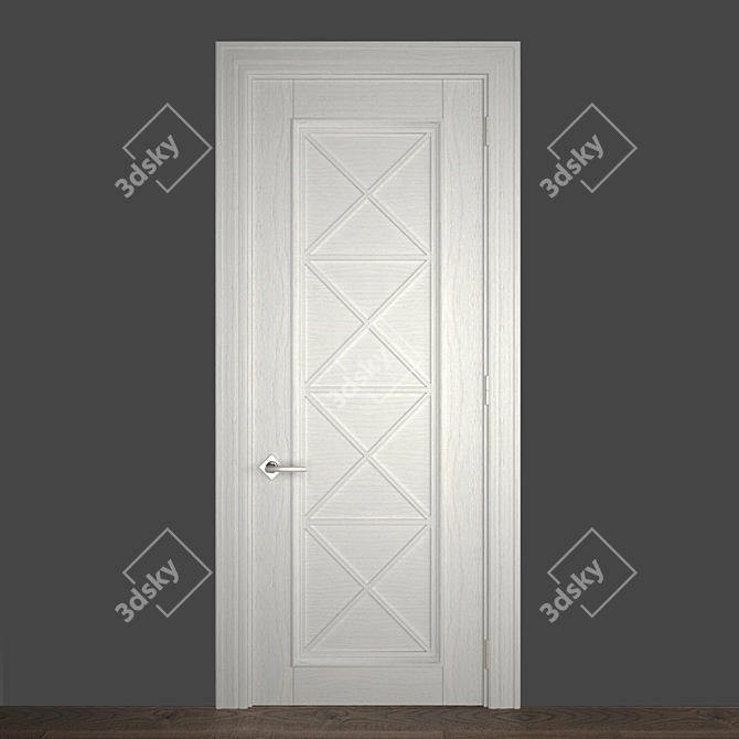 Provence Door: Elegantly Tall 3D model image 2