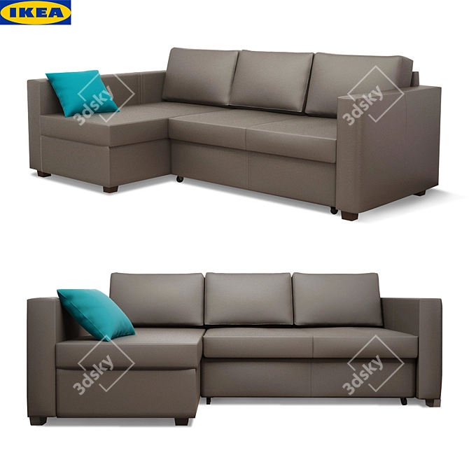 Monstad Corner Sofa with Storage 3D model image 1