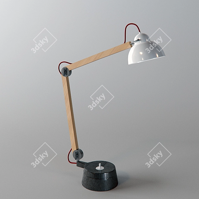 Sleek Studioilse w084 Lamp 3D model image 2