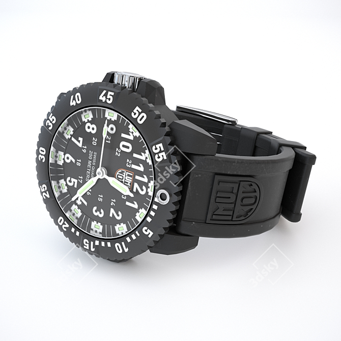 LUMI NOX Men's Watch 3D model image 1