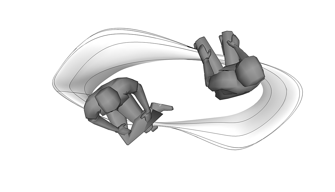 Eternal Bond Twin Seat 3D model image 3