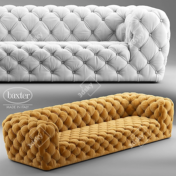 Baxter Chester Moon Sofa: Luxurious, Spacious, and Stylish 3D model image 1