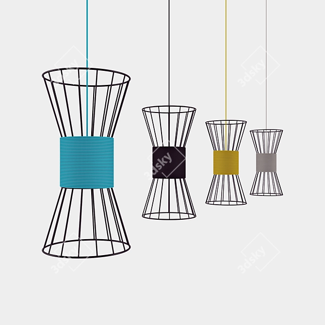 Seattle Modern Pendant Lights 3D model image 1