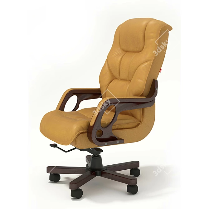 Luxury Aristocrat Chair: Elegant and Comfortable 3D model image 1