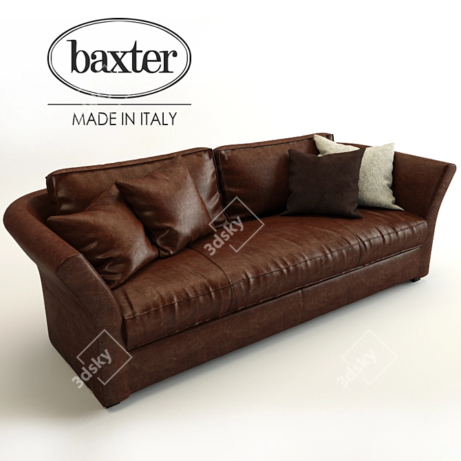 Vincent 3-Seater Sofa 3D model image 1