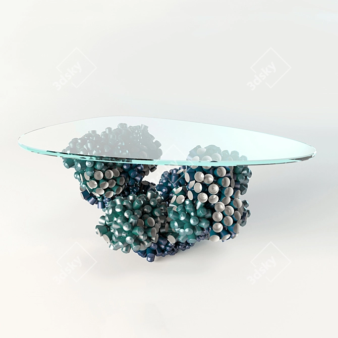 Coral Riff Coffee Table 3D model image 1