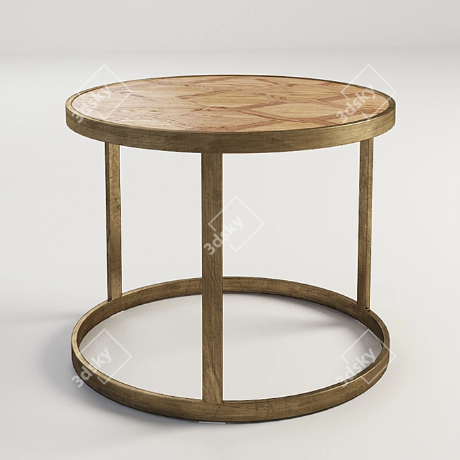 Gramercy Home Vernon Side Table 3D model image 1