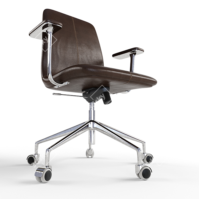 Lotus Comfort: Ergonomic Beauty 3D model image 2