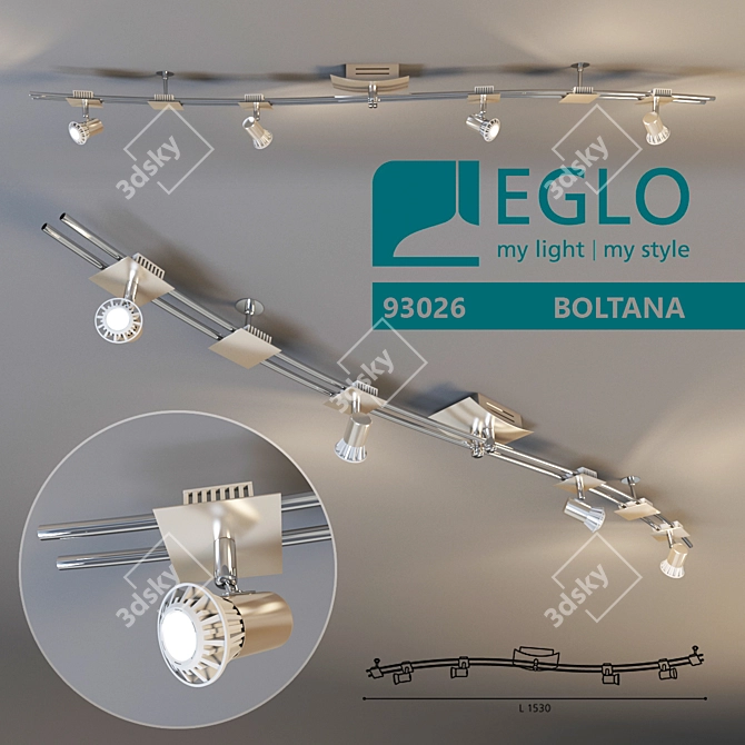 Eglo Boltana Track Lighting 3D model image 1