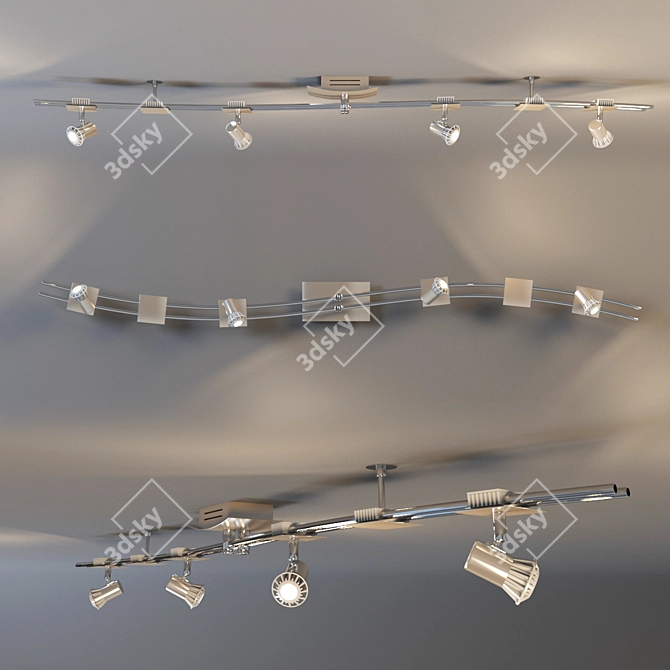 Eglo Boltana Track Lighting 3D model image 2