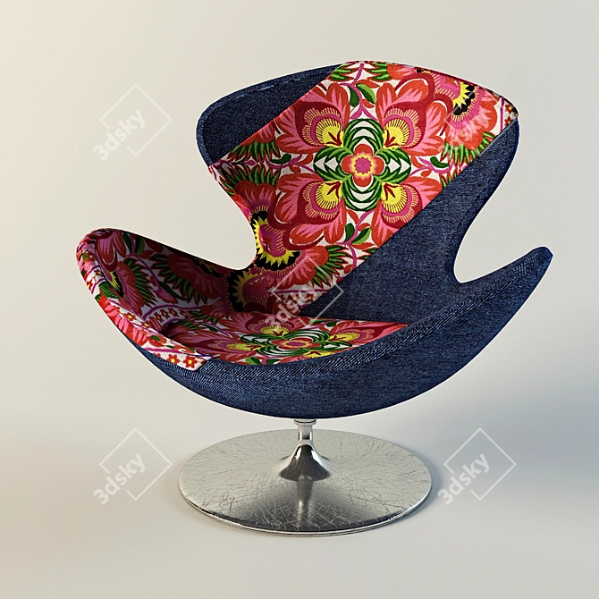 Xalcharo Chair: Modern Comfort by KMP 3D model image 1