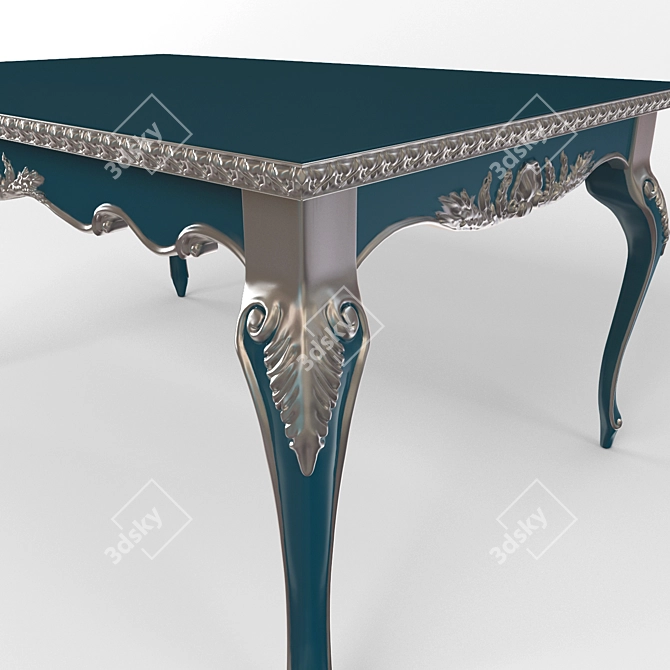 I DOGI Modern Baroque Dining Table 3D model image 2