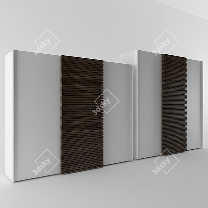 German-made HULSTA Solist Wardrobe 3D model image 2