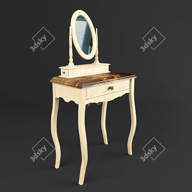 Leontina Classic Birch Dresser 3D model image 2