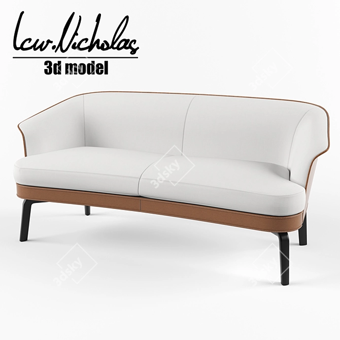 Poltrona Frau Nivola - Elegantly Refined Comfort 3D model image 3