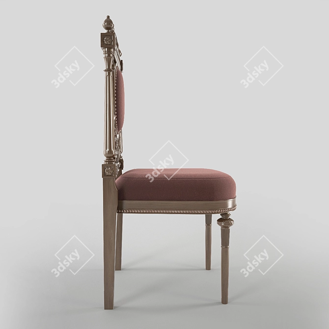 Retro Heritage Chair 3D model image 2