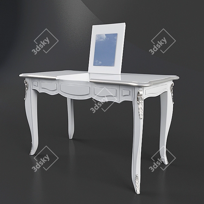 Glam Zari Makeup Table 3D model image 1