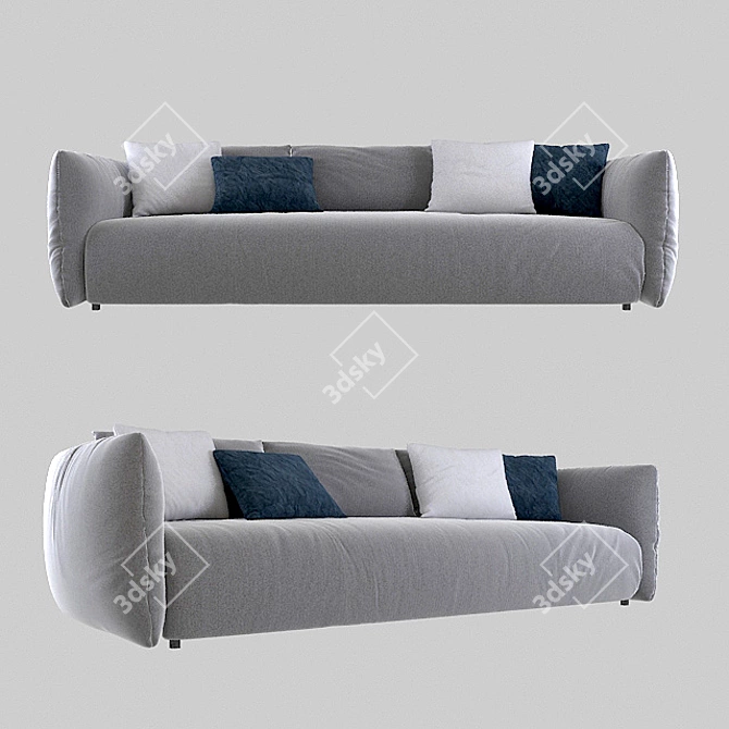 Comfort Max Sofa 3D model image 1