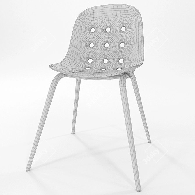 Customizable Multi-Material Chair 3D model image 3
