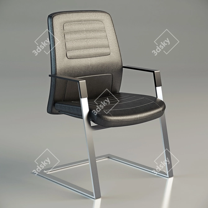 Neochair Roll Runner: Office Chair on Wheels 3D model image 1