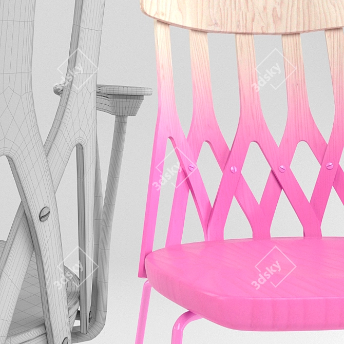 Sami Kallio_Y5 Chair: Stylish and Stackable 3D model image 2