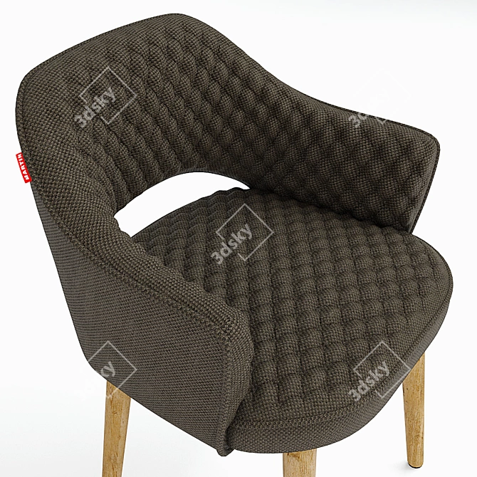 Elegant Martin Deep Line Chair 3D model image 3