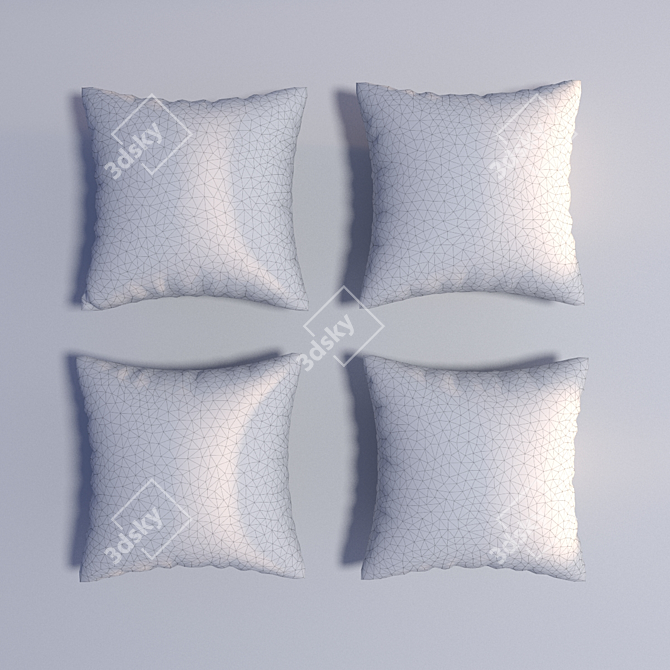 ZOO PARK Decorative Cushions Set 3D model image 3