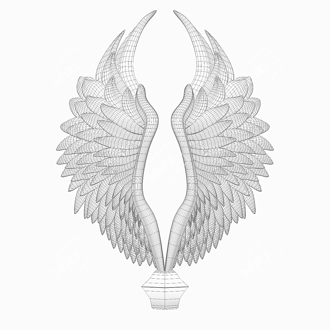  Heavenly Wings Render Kit | Vray 3.0 3D model image 3