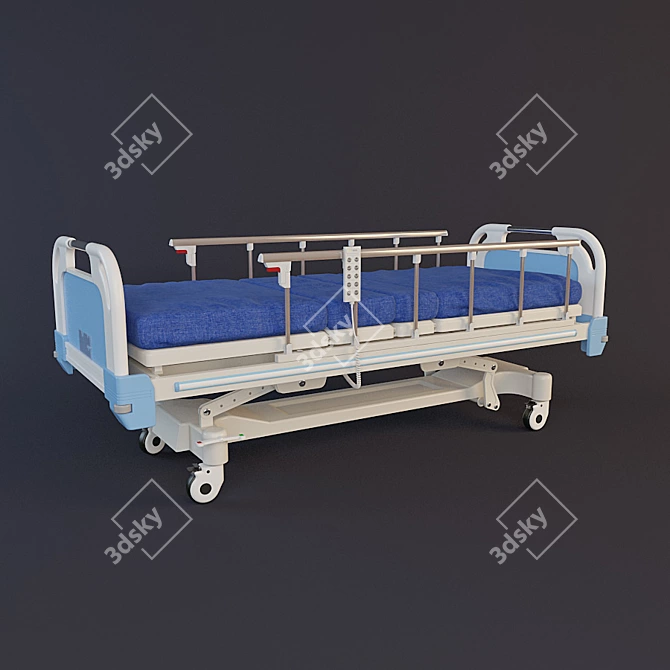 Functional Electric Medical Bed A-32 3D model image 1