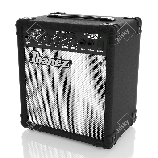 Ibanez XH300 + ibz10g Combo: Ultimate Guitar Set 3D model image 2