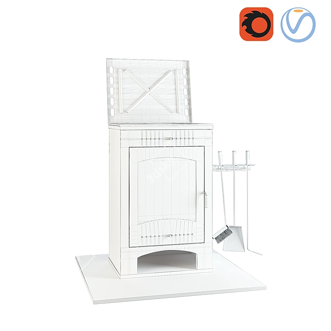 VARTA AQUA Stove: Versatile and Stylish 3D model image 2