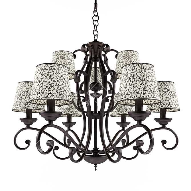 DONOLUX Classic Chandelier Beauty 3D model image 1