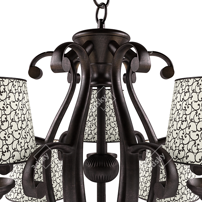 DONOLUX Classic Chandelier Beauty 3D model image 2