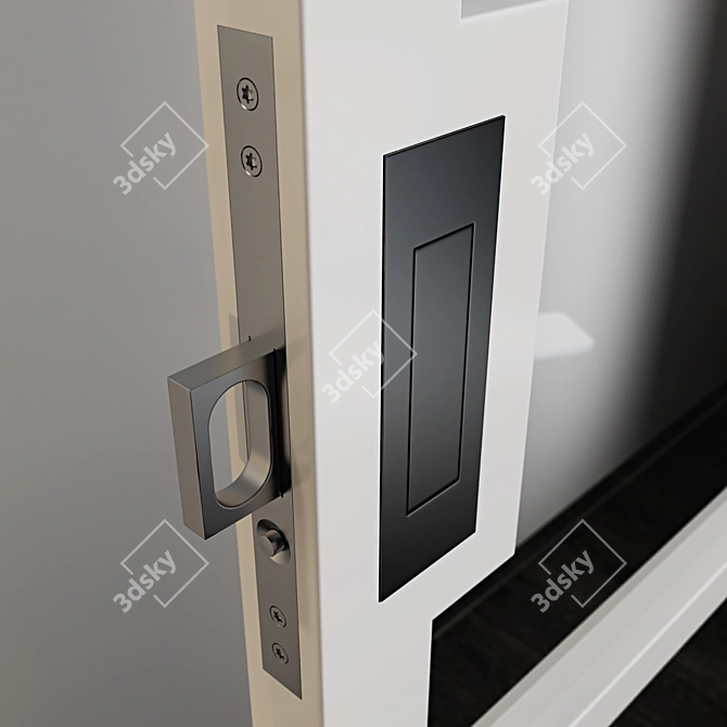 Elegant Puristen 2 Doors 3D model image 2