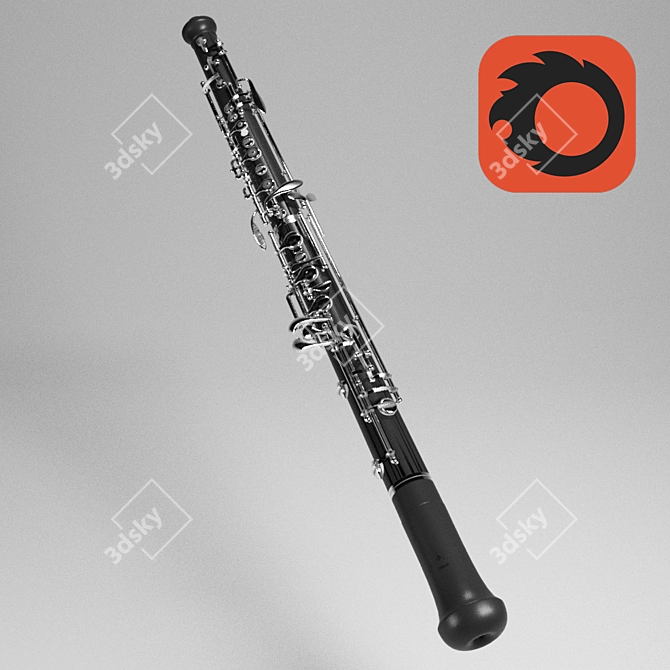 Yamaha Oboe: Precision and Quality 3D model image 1